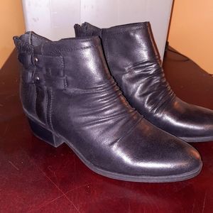 Black ankle boots